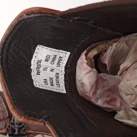 Propet Leather Tatum Ankle‎ Boots Brown 9.5WW - Picture 10 of 12